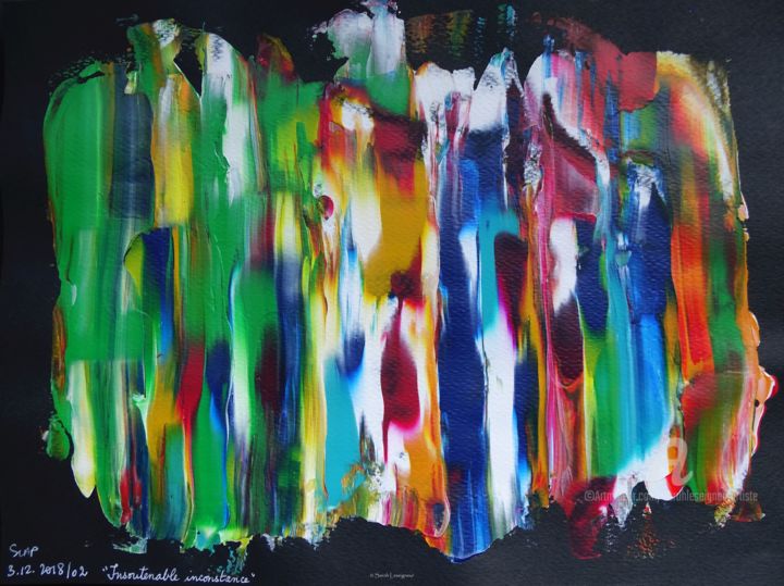 Painting titled "Insoutenable incons…" by Sarah Leseigneur, Original Artwork, Acrylic
