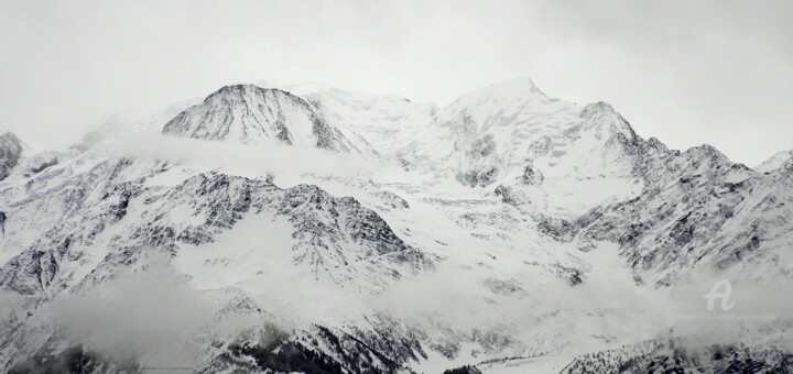 Fotografie mit dem Titel "Chamonix Mont-Blanc…" von Sarah Leseigneur, Original-Kunstwerk, Digitale Fotografie