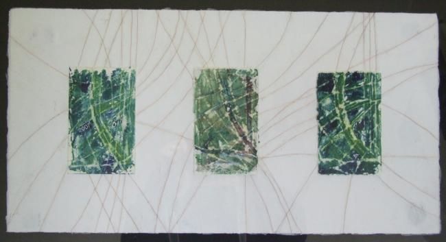Printmaking titled "hillside - seeing t…" by Sarah Southall Ba (Hons), Original Artwork