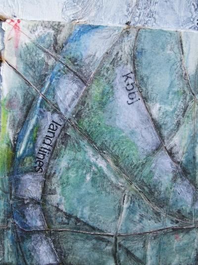 Obrazy i ryciny zatytułowany „Close up Hillside K” autorstwa Sarah Southall Ba (Hons), Oryginalna praca