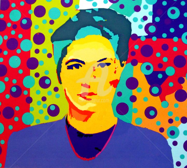 Цифровое искусство под названием "FRIDA MY MOTHER" - Sara Raquel Sarangello, Подлинное произведение искусства, Цифровая живо…