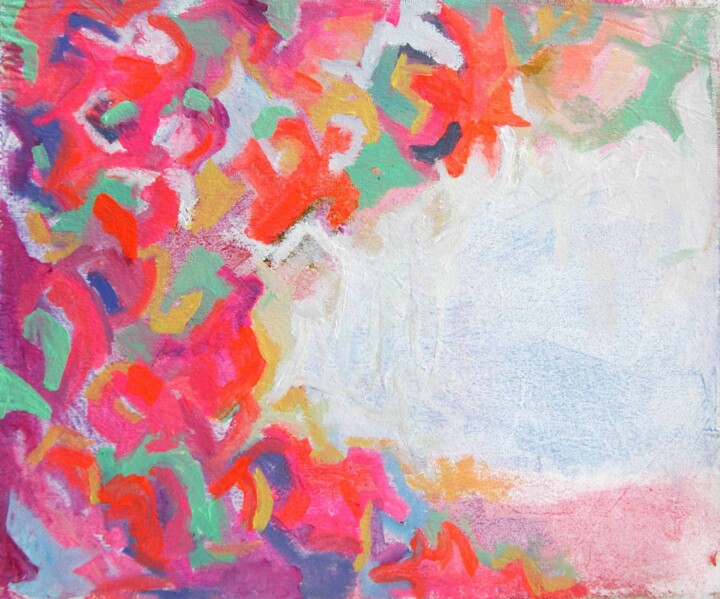 Pintura titulada "ABSTRACT ROSE" por Art For Export, Obra de arte original, Acrílico