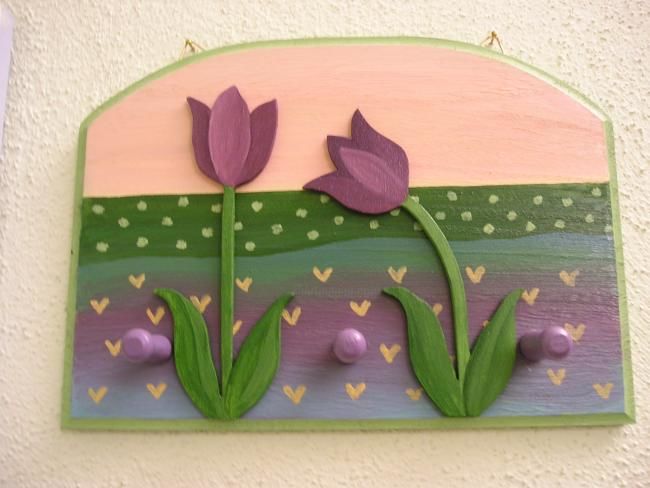 手工艺品 标题为“appendino tulipani” 由Sara Silberstein, 原创艺术品
