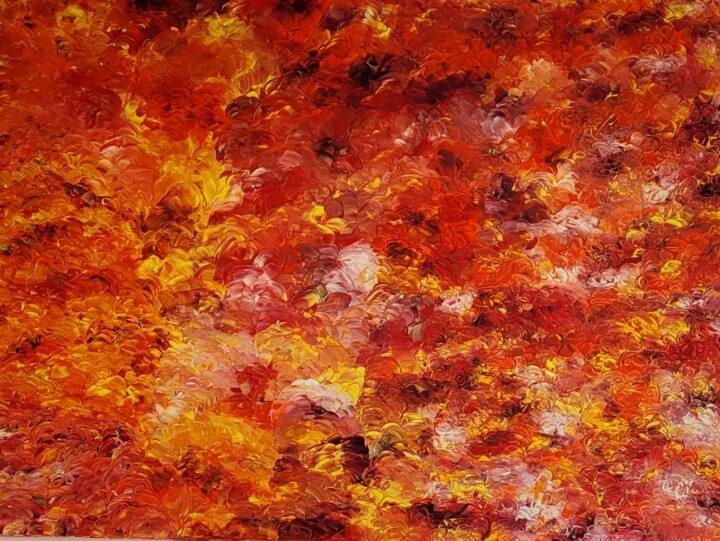Картина под названием "Mosaic" - Raimundas Sarka, Подлинное произведение искусства, Масло
