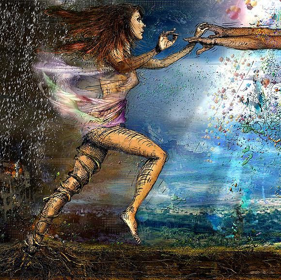 DOING ROOTS - Digital Arts, 115x115 cm ©2010 by Pal Sarkozy Werner Hornung -
Digital Fine Art
