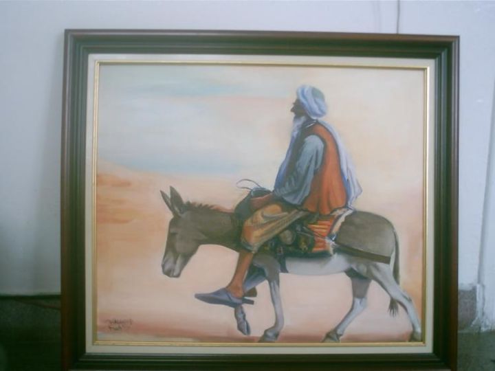 Painting titled "sans" by Med Talagoud, Original Artwork