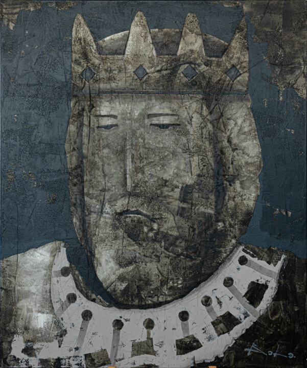 Картина под названием "Royal Fortune" - Саша Боб, Подлинное произведение искусства, Масло
