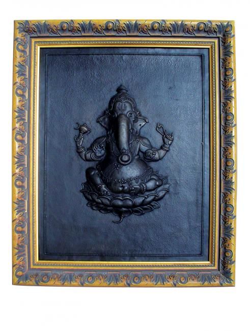 Sculpture intitulée "Ganesha" par Sasi, Œuvre d'art originale