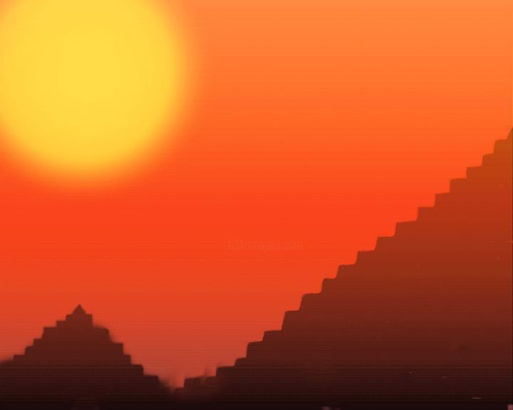 Digital Arts titled "Solal" by N Laughter, Original Art, Digital Painting