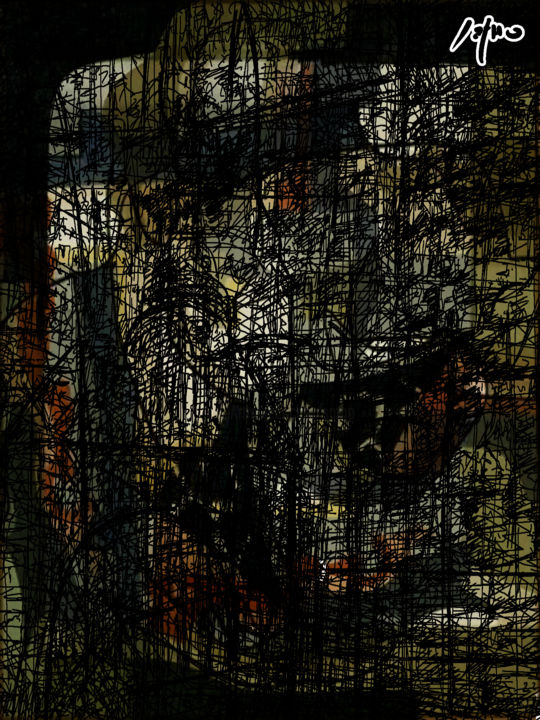 Arts numériques intitulée "TOIFY 347" par Satho, Œuvre d'art originale, Peinture numérique