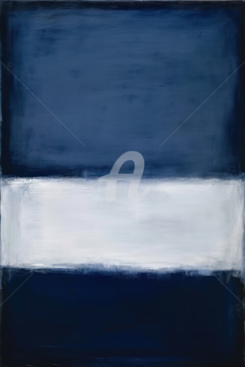 Peinture intitulée "Rothko's Reverie 5.…" par Satori No Michi, Œuvre d'art originale, Acrylique