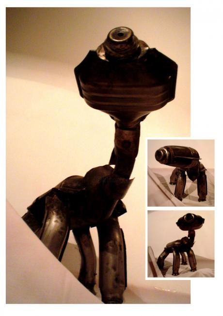 Sculptuur getiteld "tortuga" door Saucestoickoff, Origineel Kunstwerk
