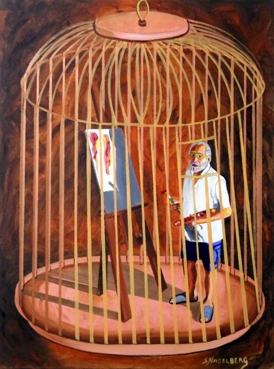 Pintura titulada "Segunda ola" por Saúl Nagelberg, Obra de arte original, Oleo