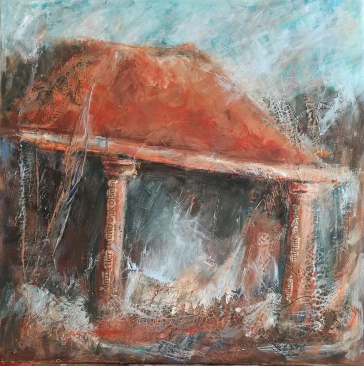 Painting titled "Le lavoir" by Savary J-Louis, Original Artwork, Other