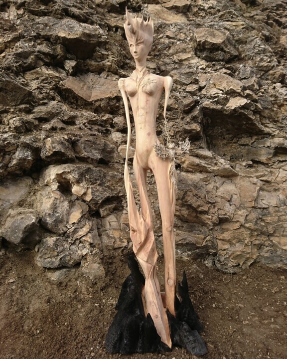 雕塑 标题为“Eylem” 由Savaş Konya (Savaş), 原创艺术品, 木