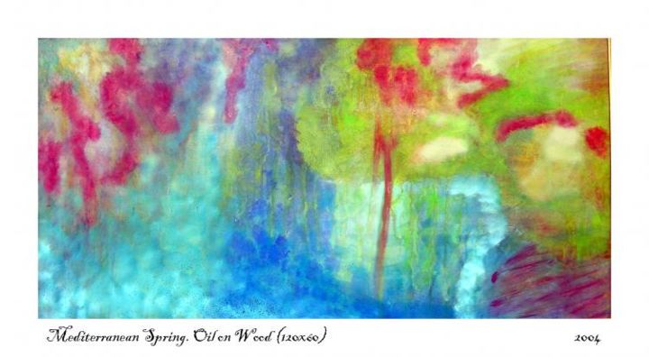 Pittura intitolato "Mediterranean Spring" da Savina Tarsitano, Opera d'arte originale