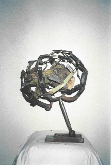 Sculpture intitulée "Quand le présent an…" par Sébastien Bluteau, Œuvre d'art originale