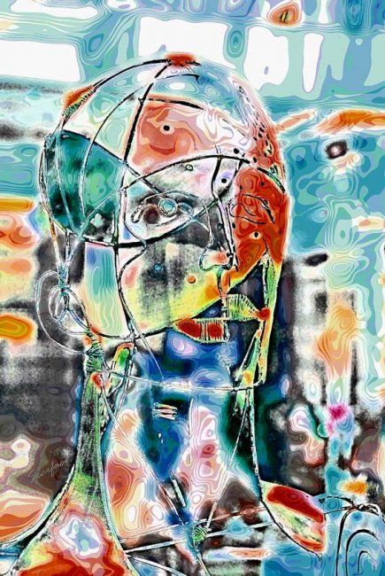 Digital Arts titled "figura pop 3" by Scarface, Original Artwork