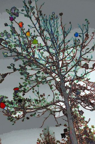 Arte digitale intitolato "albero" da Scarface, Opera d'arte originale