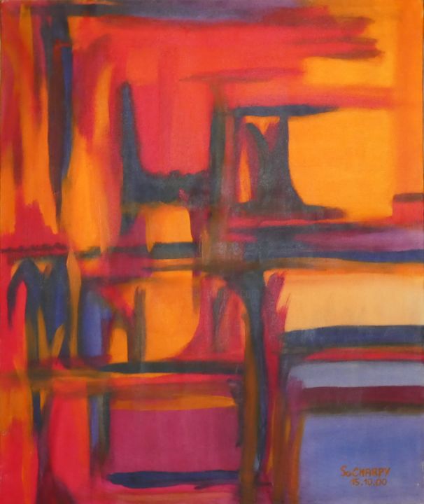 Peinture intitulée "p1000074.jpg" par Scharphie, Œuvre d'art originale, Acrylique