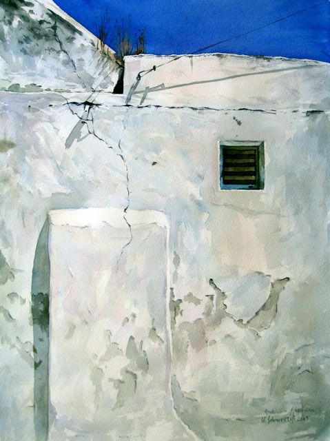 Painting titled "in Barbate, Andalus…" by Wolfgang Schneeweiss, Original Artwork