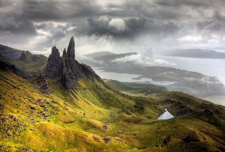 "Mountains Edinburgh" başlıklı Tablo Jamsch tarafından, Orijinal sanat