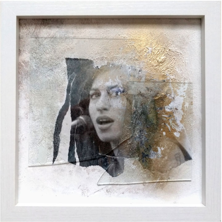 Collages intitulée "Broken Amy" par Rainer Schwenkglenks, Œuvre d'art originale, Collages
