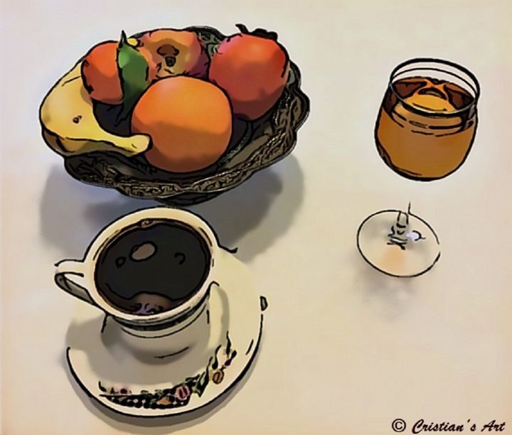 Photography titled "Fruit brekfast" by Cristian Silviu Mirescu, Original Art, Digital Photography
