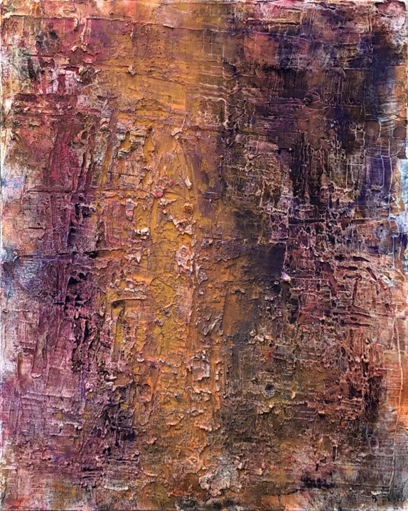 Painting titled "Mars" by Andreas Angleitner, Original Art, Pigments