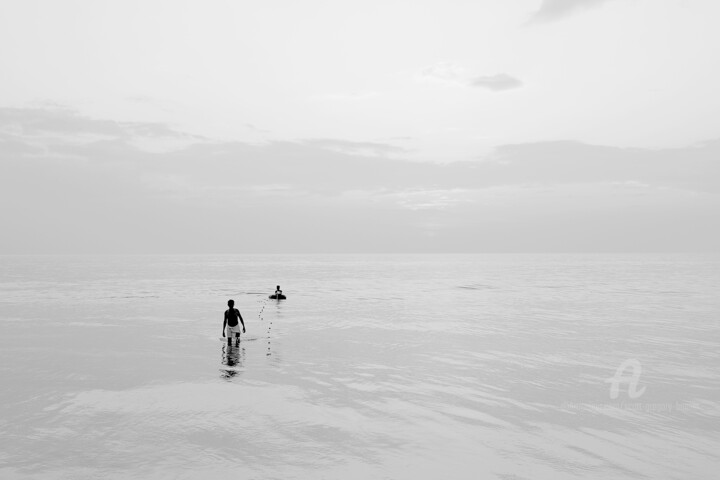 Photographie intitulée "Ocean fishermen - K…" par Scott Gregory Banner, Œuvre d'art originale, Photographie numérique