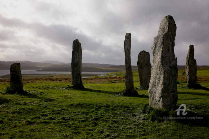 Photography titled "Standing stones - C…" by Scott Gregory Banner, Original Artwork, Digital Photography