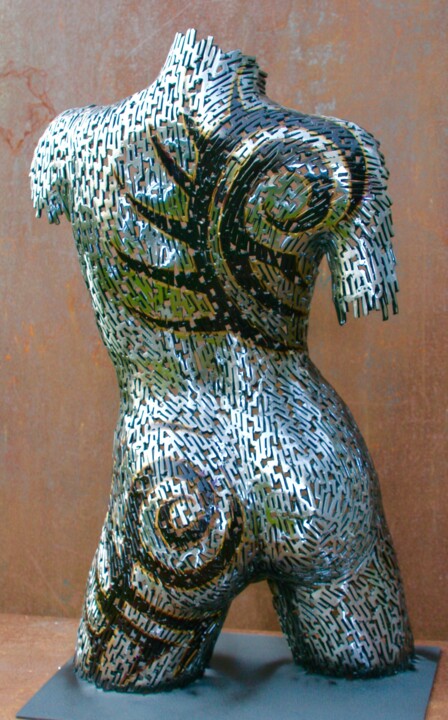 Sculpture titled "Swaying in the fiel…" by Scott Wilkes, Original Artwork, Metals