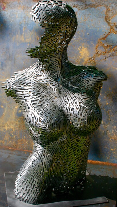Sculpture titled "As memories become…" by Scott Wilkes, Original Artwork, Metals