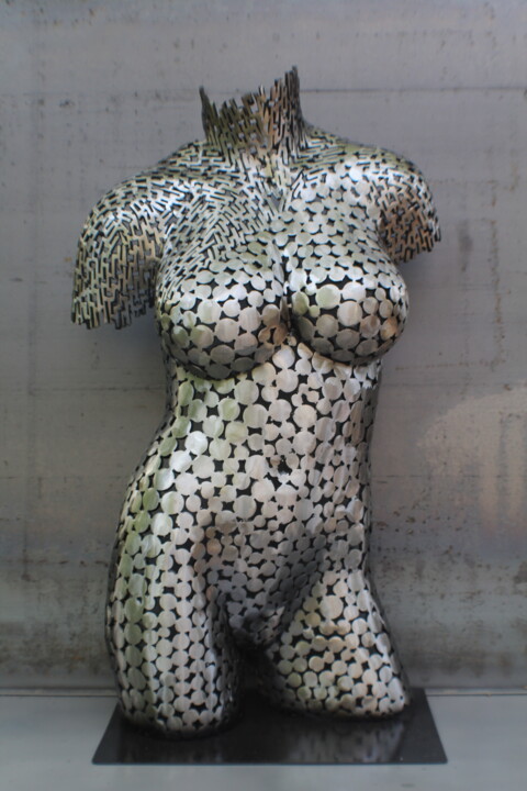 Sculpture titled "" Transition "" by Scott Wilkes, Original Artwork, Metals