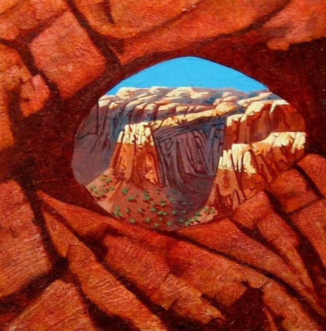 Painting titled "Window" by Scott Geary, Original Artwork