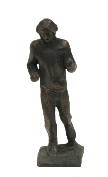 Sculpture intitulée "Runner" par Alexander Eremin, Œuvre d'art originale, Bronze