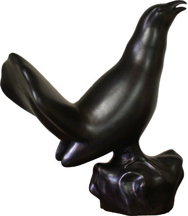 「Coq de bruyère」というタイトルの彫刻 Pascal Levalloisによって, オリジナルのアートワーク