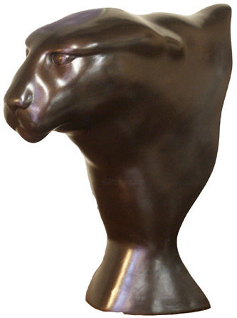 Sculptuur getiteld "Panthère" door Pascal Levallois, Origineel Kunstwerk