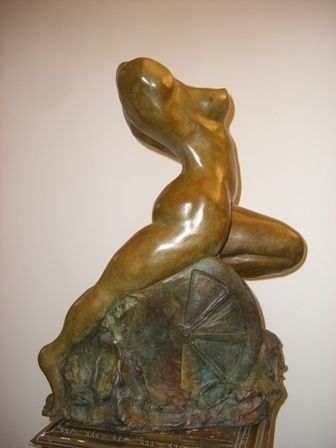 Sculpture intitulée "Reflexion" par Leonor Luis, Œuvre d'art originale,