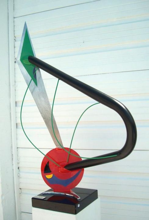 Sculpture titled "Jazz" by Richard Beaulieu, Original Art, Metals