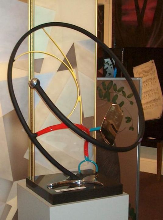 Sculpture titled "Rainbows End" by Richard Beaulieu, Original Art, Metals