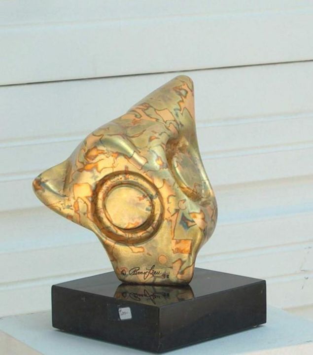 Sculpture titled "Points Beyond" by Richard Beaulieu, Original Artwork, Stone