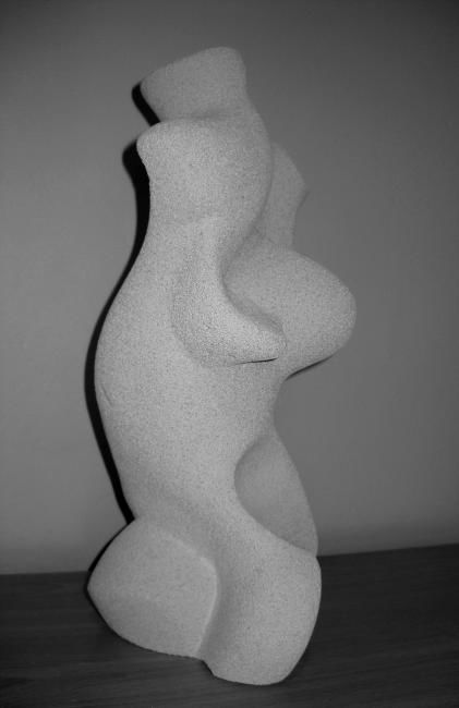 Skulptur mit dem Titel "Béton 2" von Jerome Le Mouellic, Original-Kunstwerk