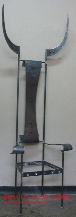 Sculpture titled "Devil" by Dragos Alessandriu, Original Art,