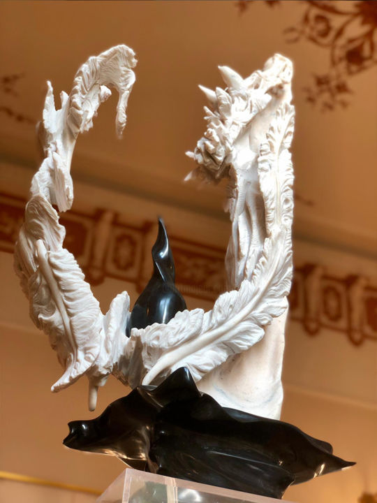 Sculptuur getiteld "Xanto" door Abele Vadacca, Origineel Kunstwerk, Steen