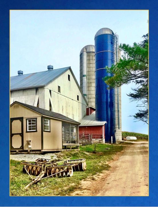 Photography titled "Gap Hill Farm in th…" by Stephen D. Smith, Original Artwork, Digital Photography