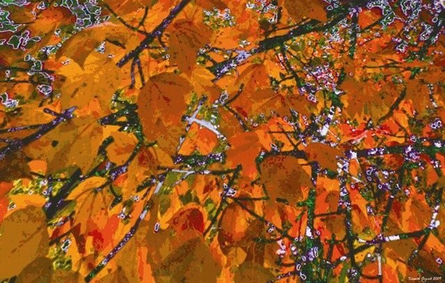 Digital Arts titled "Autumnly #41" by Kenneth Grzesik, Original Artwork, Digital Painting