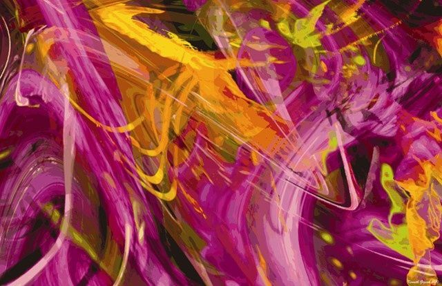 Digital Arts titled "Rhythms of Spring #…" by Kenneth Grzesik, Original Artwork, Digital Painting