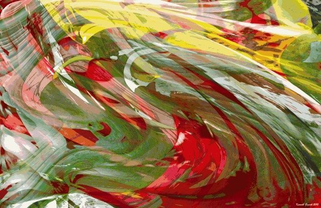 Digitale Kunst mit dem Titel "Rhythms of Spring #…" von Kenneth Grzesik, Original-Kunstwerk, Digitale Malerei