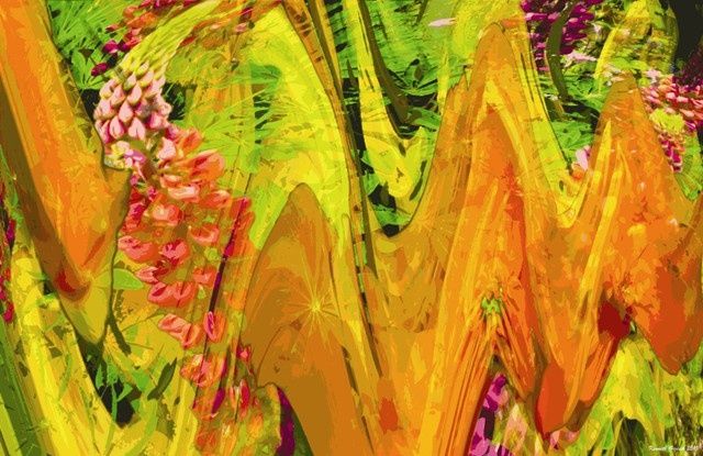 Digital Arts titled "Rhythms of Spring #…" by Kenneth Grzesik, Original Artwork, Digital Painting